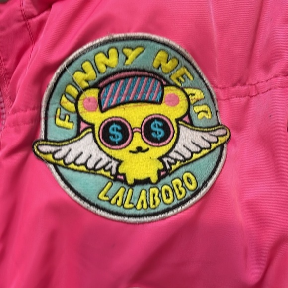 Pink Patchwork Women's Jacket - Picture 10 of 14